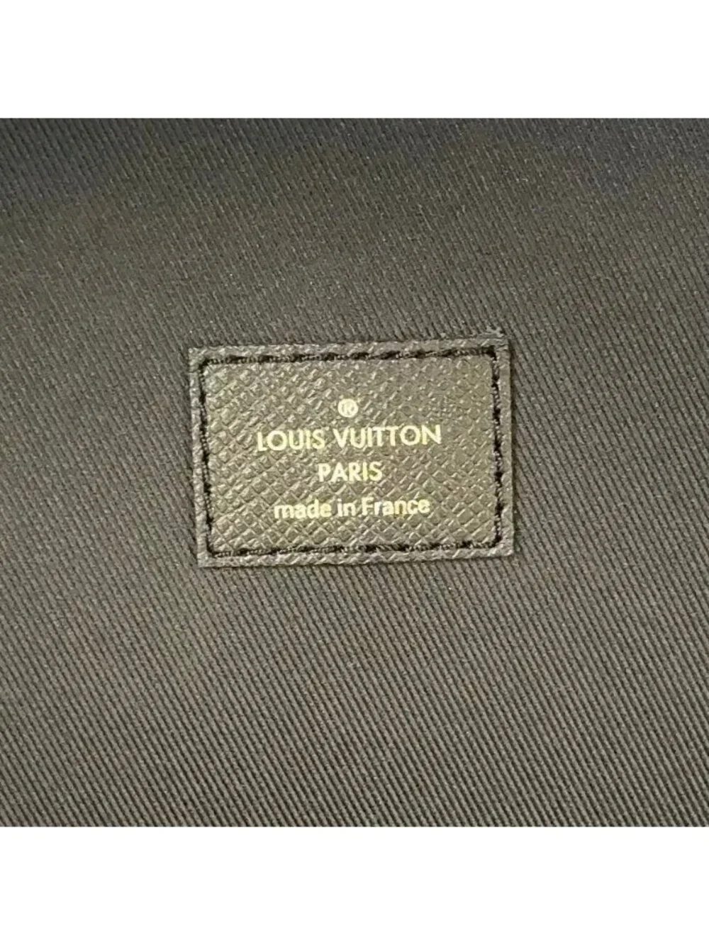 Louis Vuitton Alex Leather Black Backpack Silver
